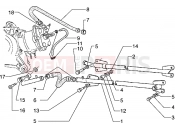 PIAGGIO Hexagon 125 Cooling piping