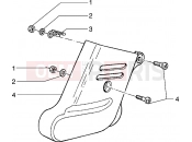 PIAGGIO Hexagon 125 Front shock absorber cover