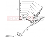 PIAGGIO Hexagon 125 Handlebars component parts