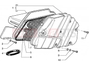 levegőszűrő - Piaggio Hexagon 150