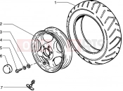 PIAGGIO Hexagon 150 Front wheel