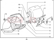PIAGGIO Hexagon 150 Glove compartment