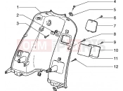 PIAGGIO Hexagon 150 Rear shield