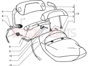 PIAGGIO Hexagon 150 Saddle