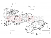 PIAGGIO Hexagon LX Crankcase cover, clutch side