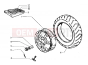 PIAGGIO Hexagon LX Rear wheel
