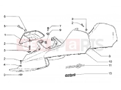 PIAGGIO Hexagon LX Upper side panels
