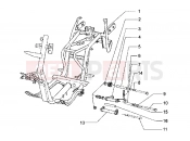 PIAGGIO Hexagon LXT Chassis-Swingingarm-side stand