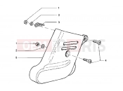 PIAGGIO Hexagon LXT Front shock absorber cover