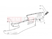 PIAGGIO Hexagon LXT Lower side panels