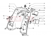 PIAGGIO Hexagon LXT Rear shield