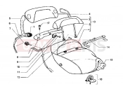 PIAGGIO Hexagon LXT Saddle