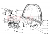 PIAGGIO Hexagon LXT Speedometer (kms)-Windshield