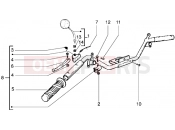 PIAGGIO Liberty 125 Handlebars component parts