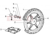 PIAGGIO Liberty 125 Rear wheel