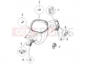 Selectors - Switches - Buttons - Piaggio Liberty 125 4T 2V 2012