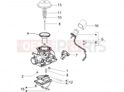Carburetor's components - Piaggio Liberty 125 2008