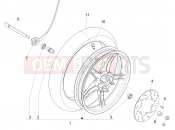 Front wheel - Piaggio Liberty 125 2008