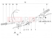 Handlebars - Master cil. - Piaggio Liberty 125 2008