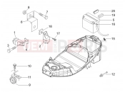 Remote control switches - Battery - Horn - Piaggio Liberty 125 2008
