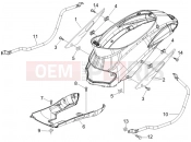 Side cover - Spoiler - Piaggio Liberty 125 2008