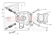 PIAGGIO Liberty 125 La Poste Cylinder head-valves