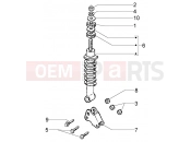 PIAGGIO Liberty 125 La Poste Rear damper