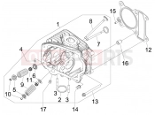 Head unit - Valve - Piaggio Liberty 150 2011