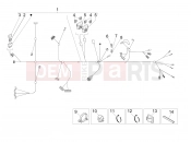 Main cable harness - Piaggio Liberty 150 2011