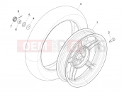 Rear wheel - Piaggio Liberty 150 2011