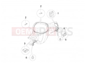 Selectors - Switches - Buttons - Piaggio Liberty 150 2011