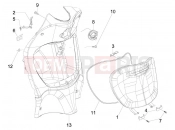 Front glove-box - Knee-guard panel - Piaggio Liberty 200 2007