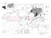 DUCATI 2008 Superbike 1098 S Tricolore SEAT » TANK/SEAT