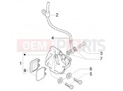 Brake caliper - Piaggio Liberty 50 2T RST