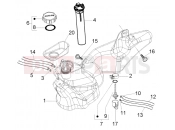 Fuel tank - Piaggio Liberty 50 2T RST