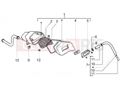 Secondary air box - Piaggio Liberty 50 2T RST