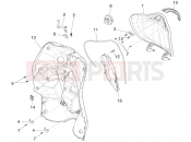 PIAGGIO Liberty elettrico PPT (E) Front glove-box - Knee-guard panel