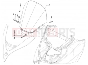 PIAGGIO MP3 125 Windshield - Glass