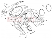 PIAGGIO MP3 125 Meter combination - Cruscotto