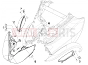 PIAGGIO MP3 125 ie Touring Front headlamps - Turn signal lamps