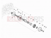 Driven pulley - Piaggio MP3 125 YOUrban ERL 2011