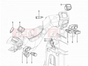 Selectors - Switches - Buttons - Piaggio MP3 125 YOUrban ERL 2013