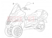 PIAGGIO MP3 250 Driving mirror/s