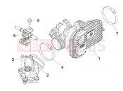 PIAGGIO MP3 250 ie MIC Throttle body - Injector - Induction joint