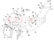 PIAGGIO MP3 300 4T 4V ie ERL Hibrid Cooling system