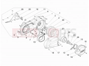 PIAGGIO MP3 300 4T 4V ie ERL Hibrid Crankcase cover - Crankcase cooling