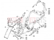 PIAGGIO MP3 300 4T 4V ie ERL Hibrid Frame/bodywork