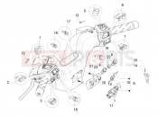 PIAGGIO MP3 300 4T 4V ie ERL Hibrid Selectors - Switches - Buttons