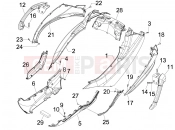 PIAGGIO MP3 300 4T 4V ie ERL Hibrid Side cover - Spoiler
