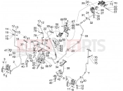 Brakes pipes - Calipers - Piaggio MP3 300 4T 4V ie ERL Hibrid 2012